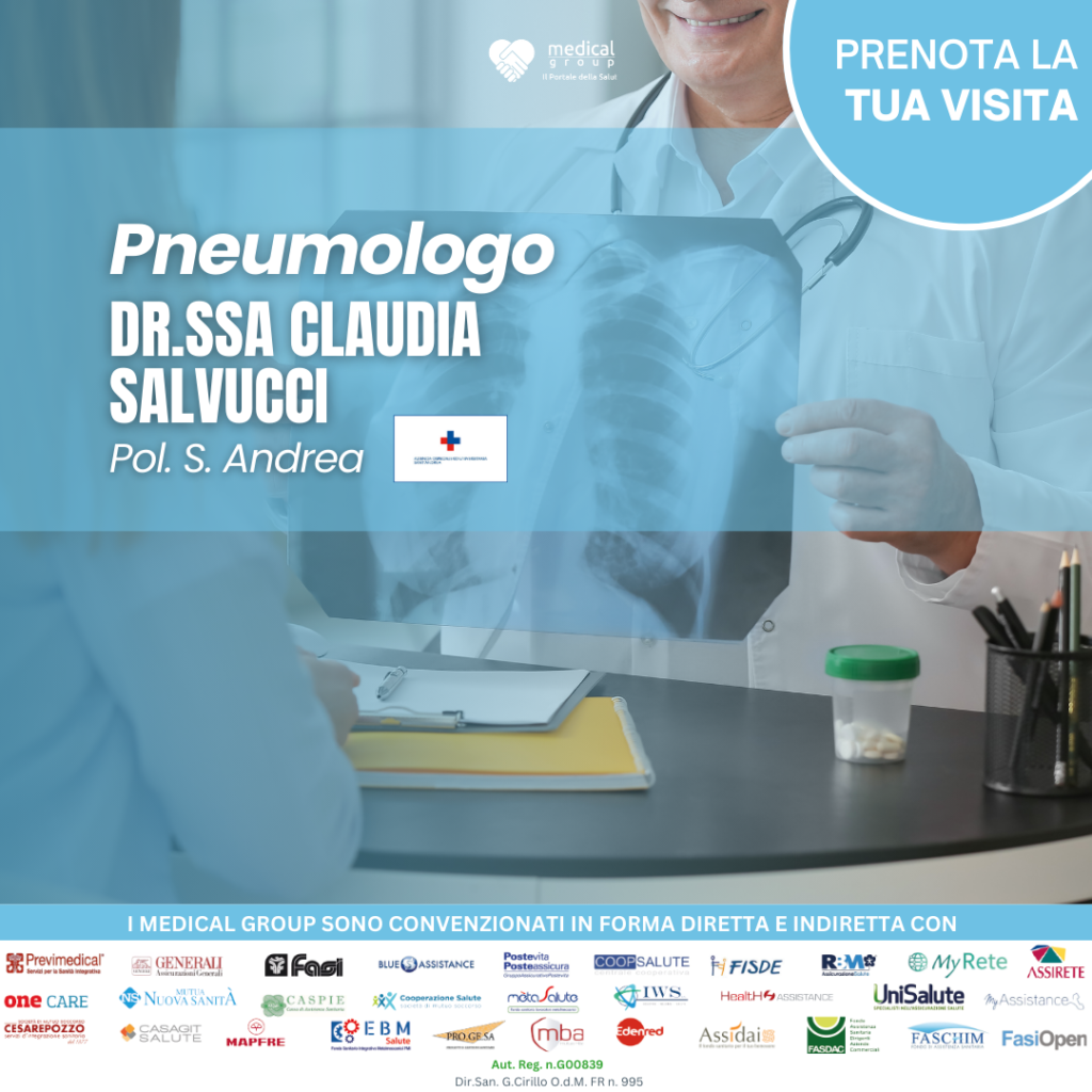 Dott.ssa Claudia Salvucci Pneumologo Medical Group