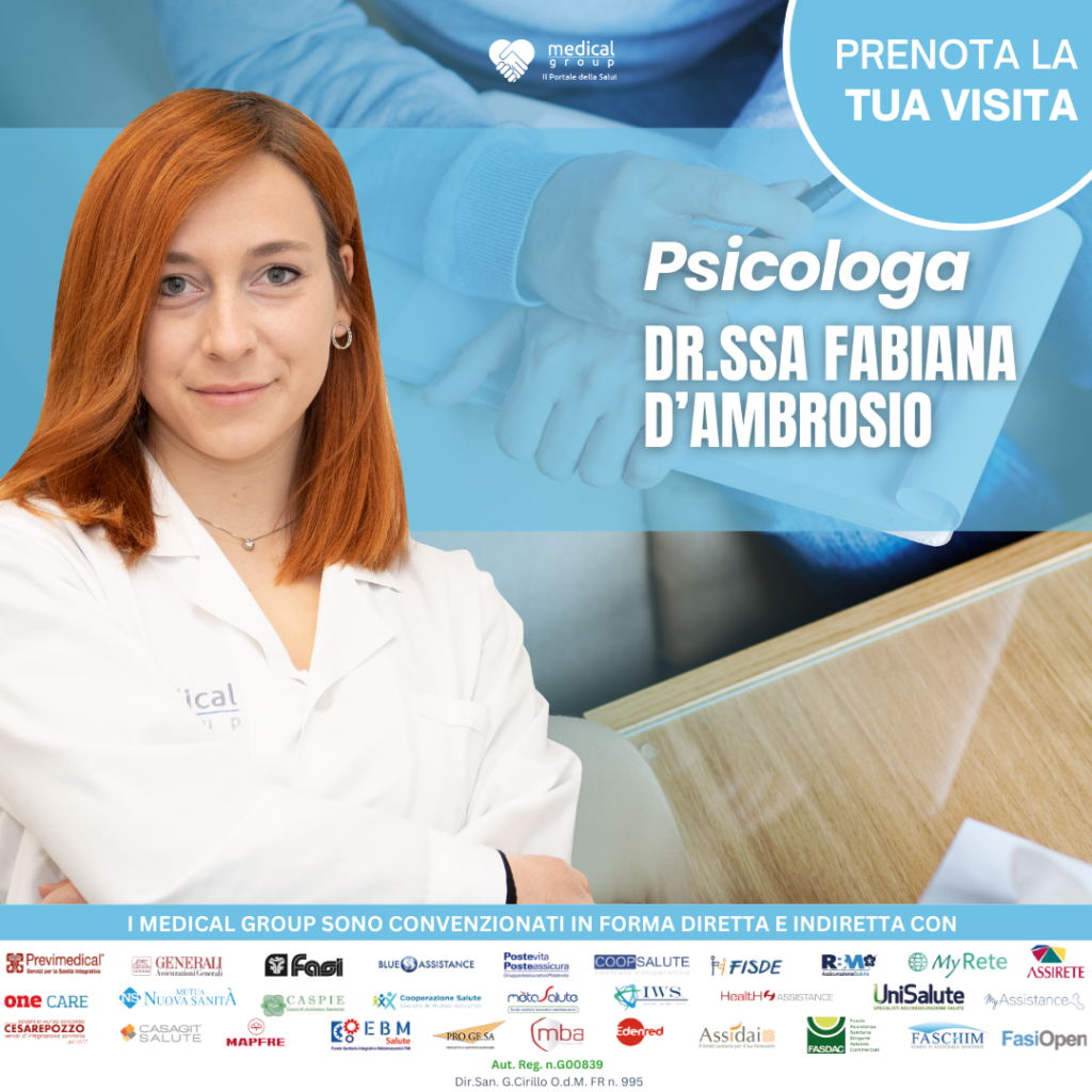 Dott.ssa Fabiana D’Ambrosio Psicologa Medical Group