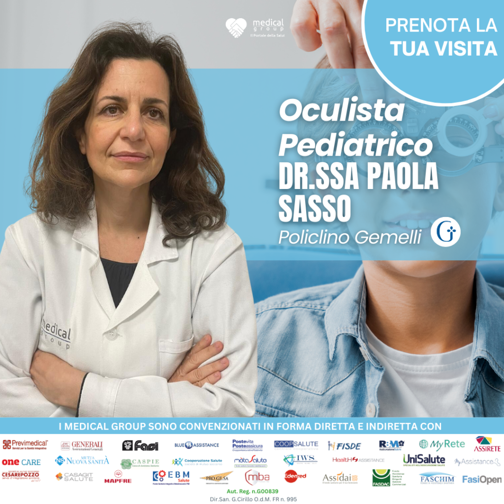 Dott.ssa Paola Sasso Oculista Pediatrico Medical Group