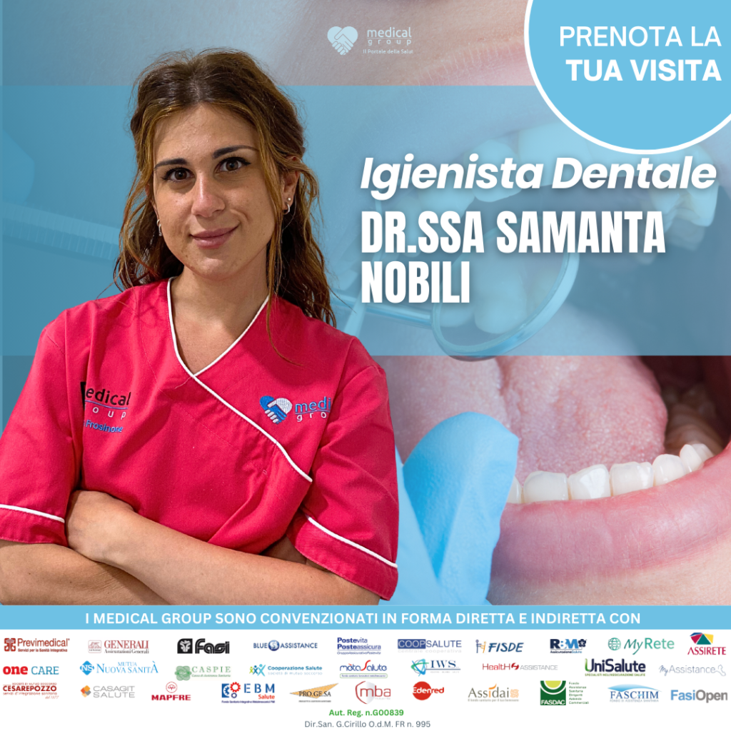 Dott.ssa Samanta Nobili Igienista Dentale Medical Group