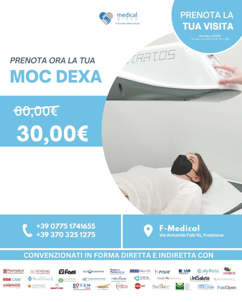 Tariffe del Mese Radiologia F-Medical Frosinone MOC 30 euro