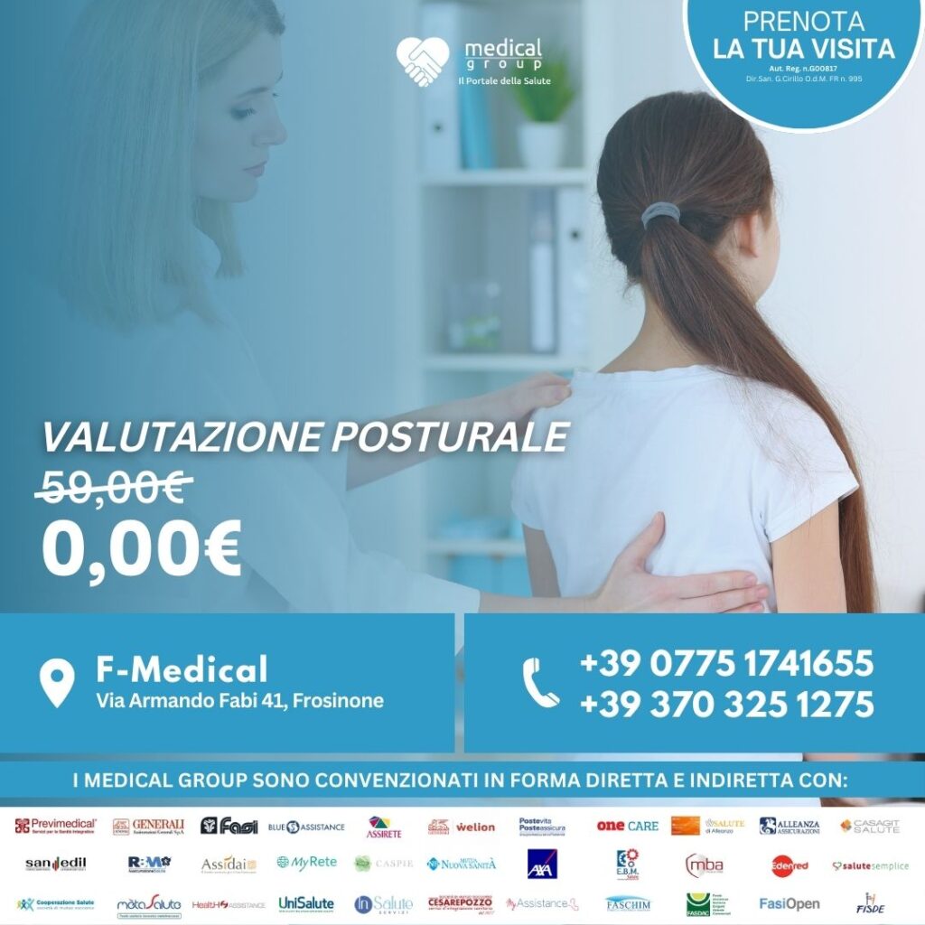 Tariffe del Mese Poliambulatorio F-Medical Frosinone Valutazione Posturale (2)