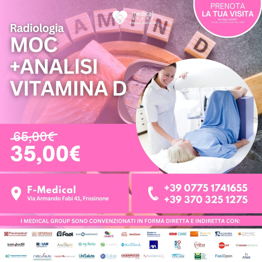 F-MEDICAL PROMO DONNE QUADRATE - MOC + Vitamina D