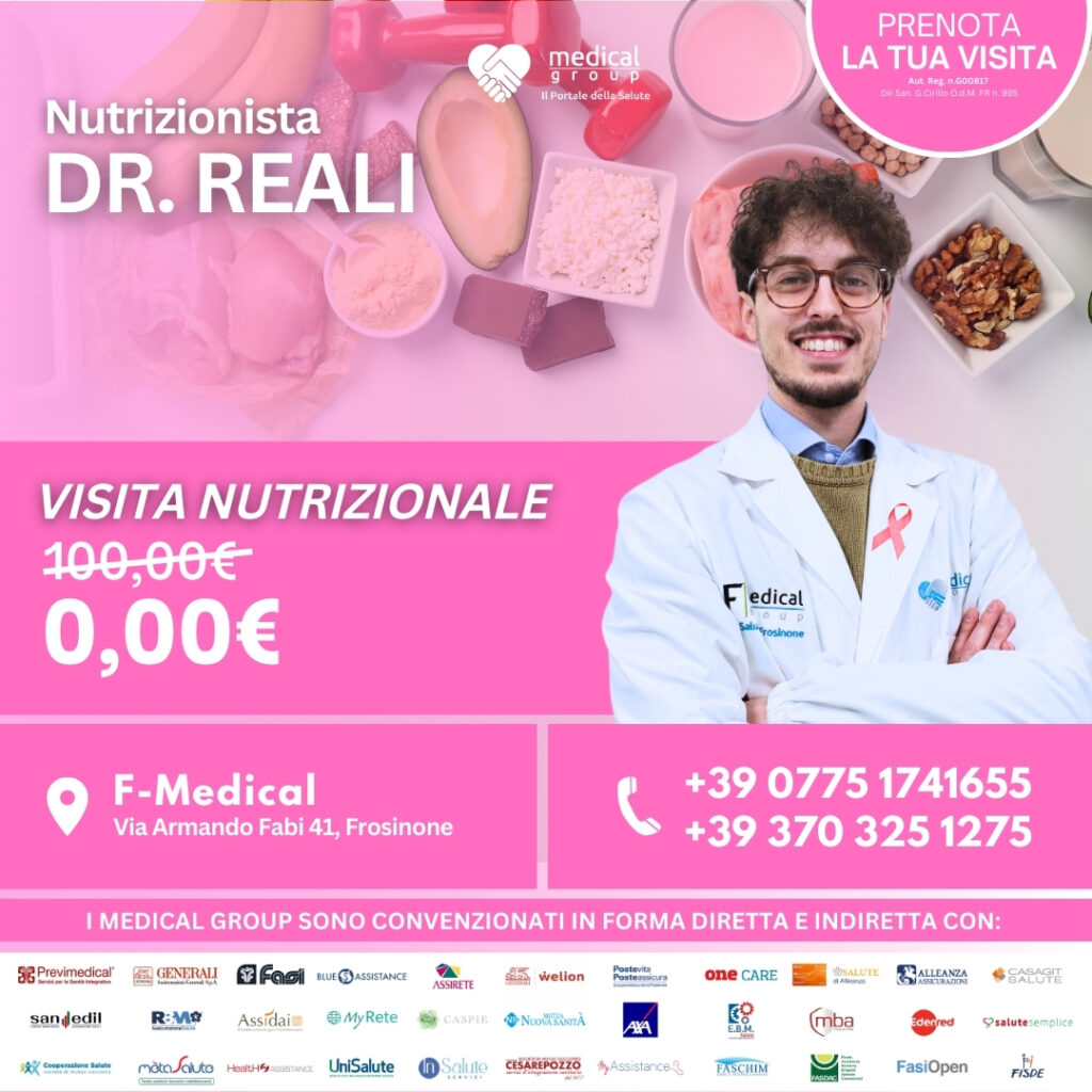 F-MEDICAL PROMO DONNE QUADRATE - Visita Nutrizionale Dr.Reali