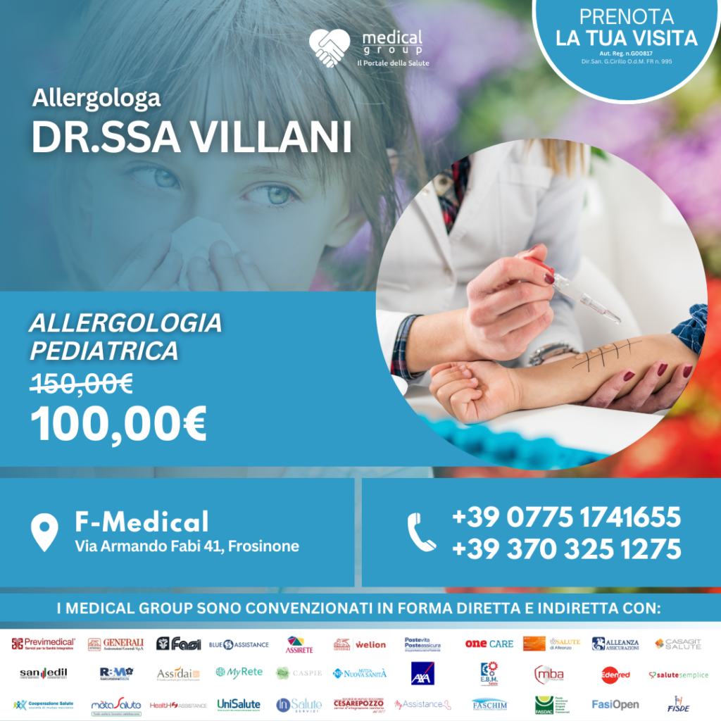 Tariffe-del-Mese-Poliambulatorio-F-Medical-Frosinone-Allergologia-Pediatrica-Dr.ssa-Villani