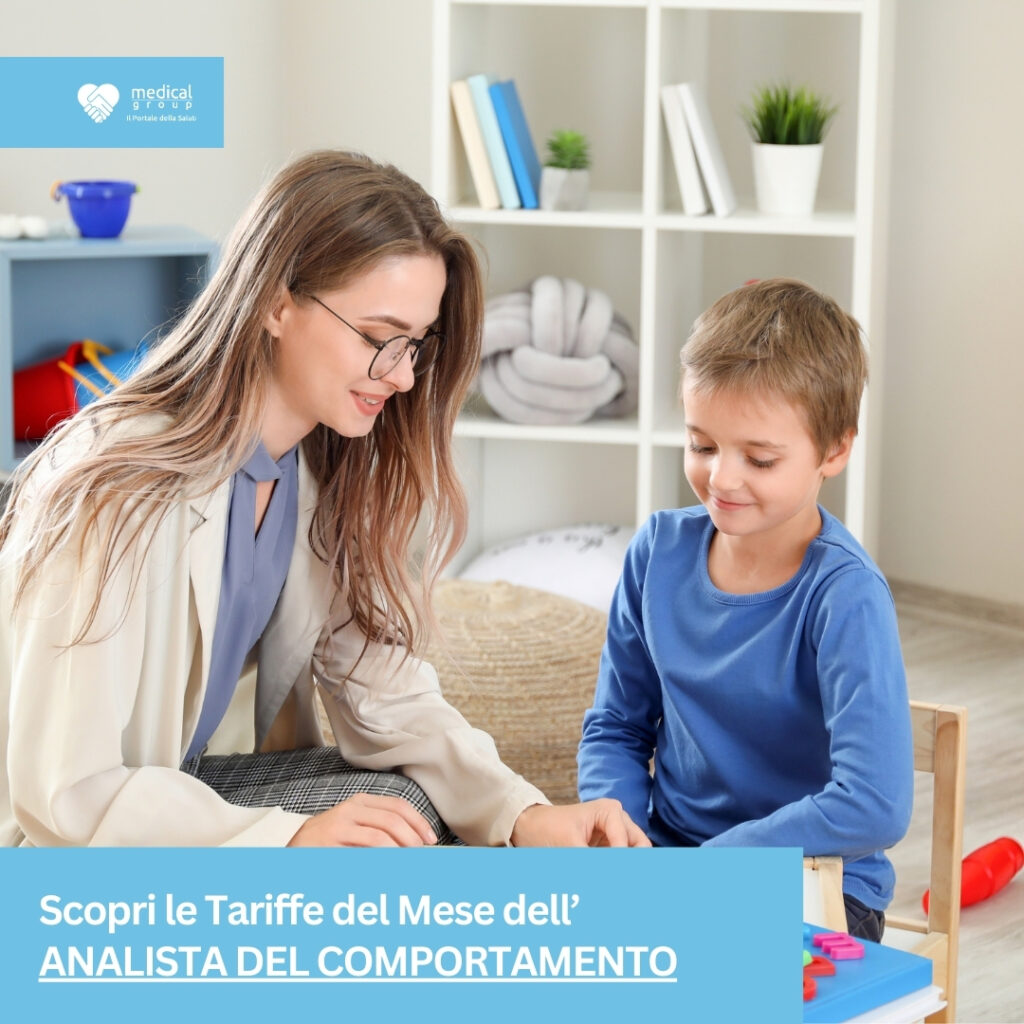 Tariffe del Mese Ambulatorio Analista del comportamento F-Medical Group Frosinone