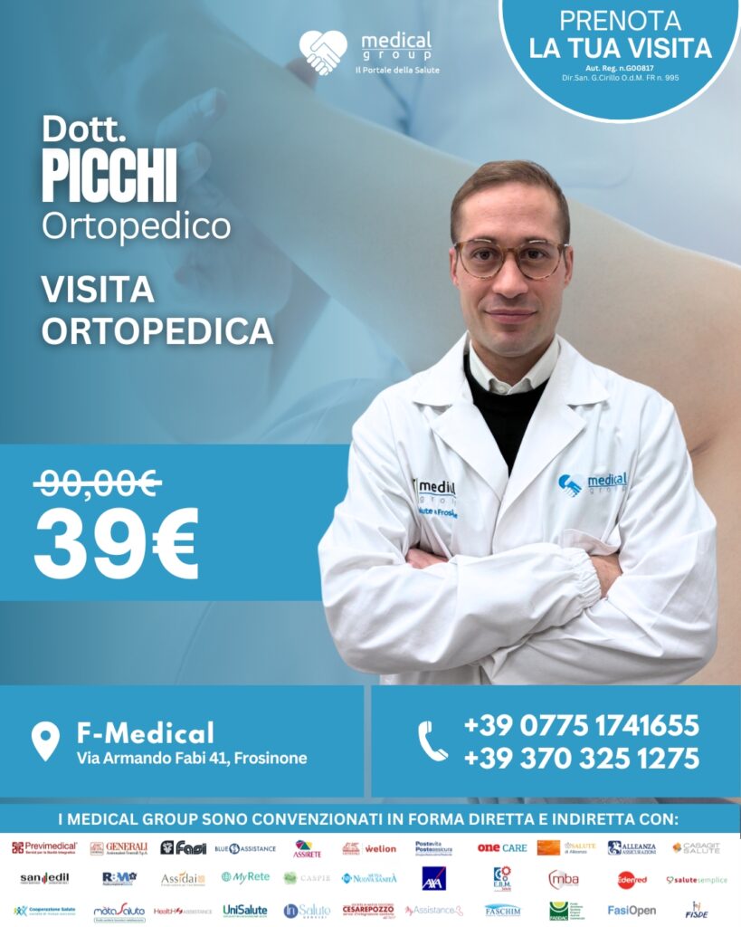 F-MEDICAL PROMO TRAUMATOLOGY - Visita Ortopedica - Dott. Picchi