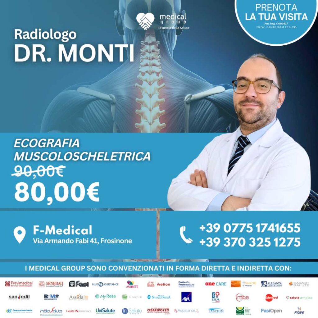 F-MEDICAL PROMO ECOGRAFIA MUSCOLOSCHELETRICA QUADRATA - DR. MONTI