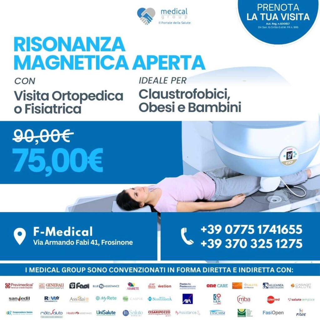 F-MEDICAL PROMO RISONANZA MAGNETICA QUADRATA