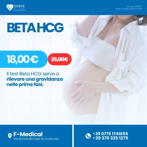 F-MEDICAL PROMO PACCHETTI ANALISI - Beta HCG