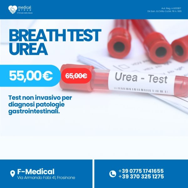 F-MEDICAL PROMO PACCHETTI ANALISI ì - Breath Test Urea